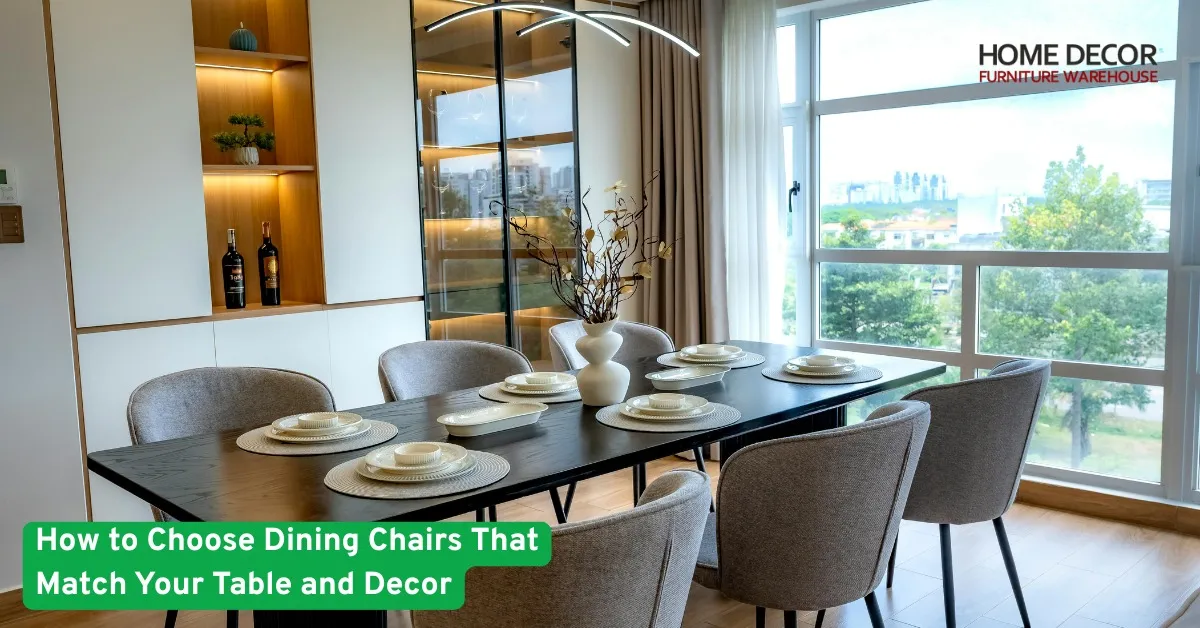 How to Choose Dining Chairs That Match Your Table and Decor